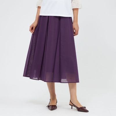 ＜EPOCA (Women)＞ウールボイル　タックスカート