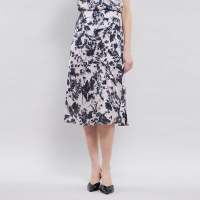 ＜EPOCA (Women)＞シャドウフラワープリント　フレアスカート