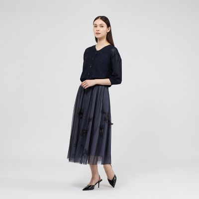 チュールエンブロイダリー フレアスカート | EPOCA (Women)/エポカ
