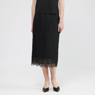 ＜EPOCA (Women)＞フラワーケミカルレース　タイトスカート