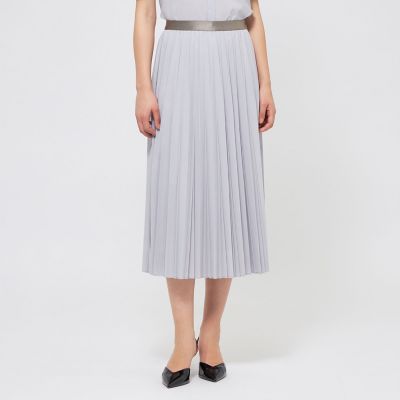 ＜EPOCA (Women)＞ハイツイストポプリン　プリーツスカート