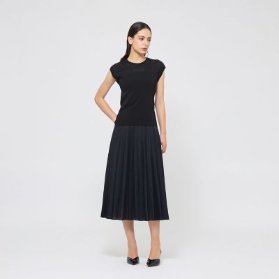 極美品✨25AW　定価7.8万　エブール　ウールポプリン プリーツスカート　38 ハイツイストポプリン プリーツスカート | EPOCA (Women)/エポカ
