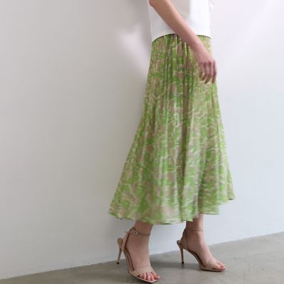 ＜EPOCA (Women)＞フィオーレシアーオーガンジー　アコーディオンプリーツスカート