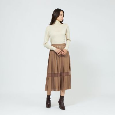 パンチングフェイクレザー プリーツスカート | EPOCA (Women)/エポカ