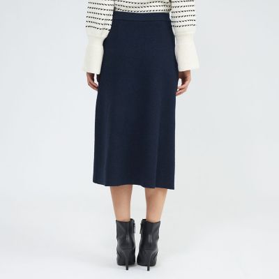 La maglia due】 フリンジAライン ニットスカート | EPOCA