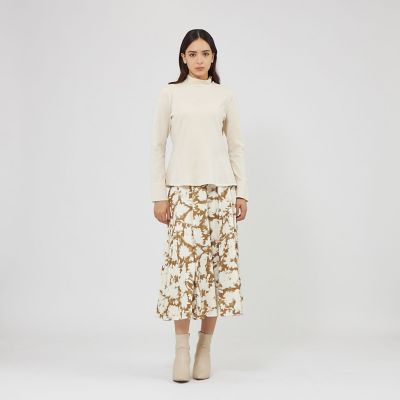 フィオーレサテン フレアスカート | EPOCA (Women)/エポカ | 三越