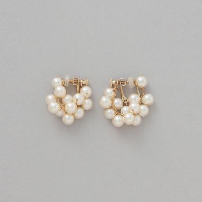 ＜EPOCA (Women)＞グレープパールイヤリング