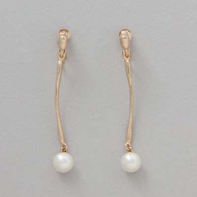＜EPOCA (Women)＞メタルバーイヤリング