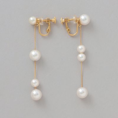 ＜EPOCA (Women)＞アシンメトリーパールイヤリング