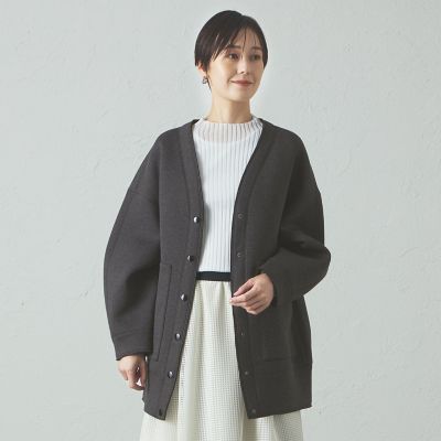 ＜CAST：＞【イージーケア／着回し抜群】ダンボールミドルブルゾン