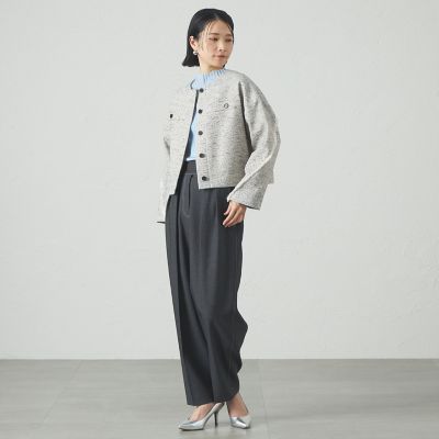 1枚で着映える】ツィードショートジャケット | CAST：/キャストコロン