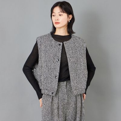 ＜CAST：＞【ＣＡＳＴ　ＣＯＬＯＮ】ツィードベスト