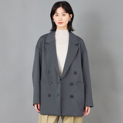 ＜CAST：＞【ＣＡＳＴ　ＣＯＬＯＮ】ボンディングオーバーサイズジャケット