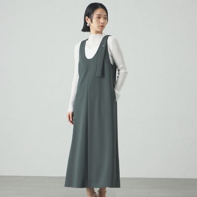 ＜CAST：＞【接触冷感／ＵＶ効果／セットアップ対応】ジャンスカワンピース