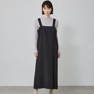 ＜CAST：＞【着回し抜群】アシンメトリージャンパースカート