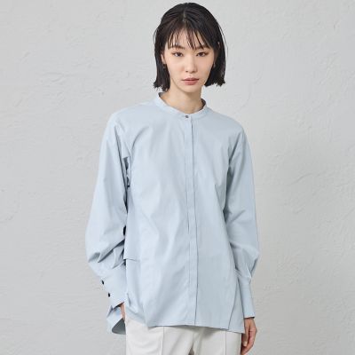 ＜CAST：＞【吸水速乾・ＵＶ対策】バックレイヤードフレアブラウス