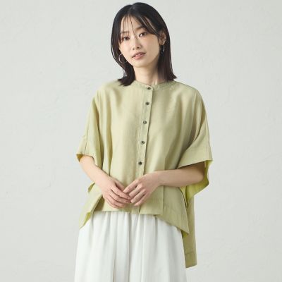 ＜CAST：＞【１枚で着映える】スクエアパタ　ンブラウス