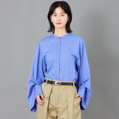 ＜CAST：＞【ＣＡＳＴ　ＣＯＬＯＮ】スリーブタックブラウス