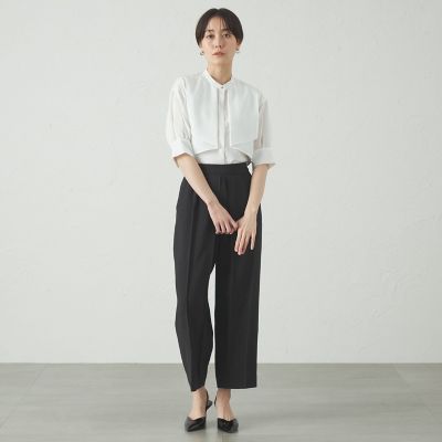 オンでもオフでも活躍】レイヤードショートスリーブブラウス | CAST