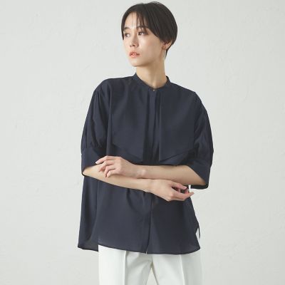 オンでもオフでも活躍】レイヤードショートスリーブブラウス | CAST