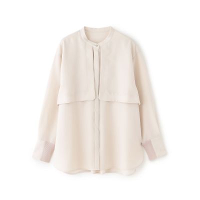 ＜CAST：＞【着用しわ軽減／吸水速乾】ガンパッチブラウス