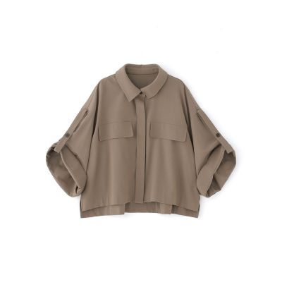 9／2発売】【着用じわ軽減／セットアップ対応】ロールアップスリーブ