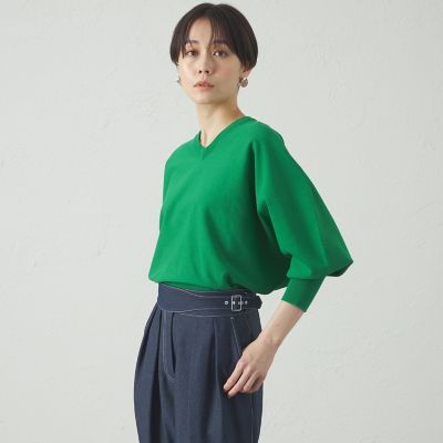 ＜CAST：＞【着回し抜群】Ｖネックニットプルオーバー