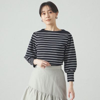 ＜CAST：＞【着回し抜群】ボーダーニット