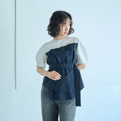 ＜CAST：＞【１枚で着映える】ビスチェコンビカットソー