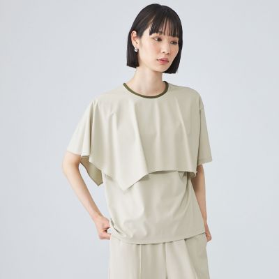 レアENFOLDenfold希少コレクションライン☆アシンメトリートップス 接触冷感】アシンメトリートップス | CAST：/キャストコロン | 三越