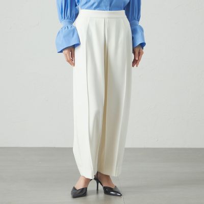 ＜CAST：＞【接触冷感／ＵＶ効果／セットアップ対応】デザインタックジャージーパンツ