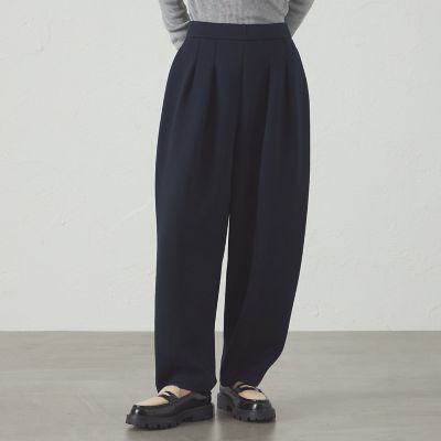 ＜CAST：＞【イージーケア／着回し抜群】ポンチフォルムパンツ