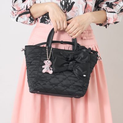 サテンフラワーキルトトートバッグ | TO BE CHIC (Women)/トゥー ビー