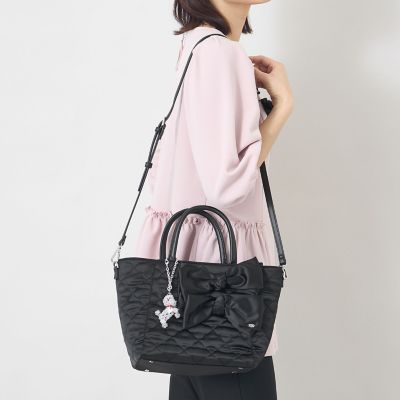ハンドメイド　ステンドキルト　トートバッグ サテンフラワーキルトトートバッグ | TO BE CHIC (Women)/トゥー ビー