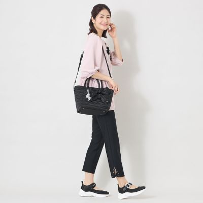 サテンフラワーキルトトートバッグ | TO BE CHIC (Women)/トゥー ビー