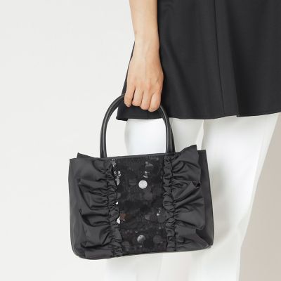 スパンコールコンビ サイドフリルバッグ | TO BE CHIC (Women)/トゥー