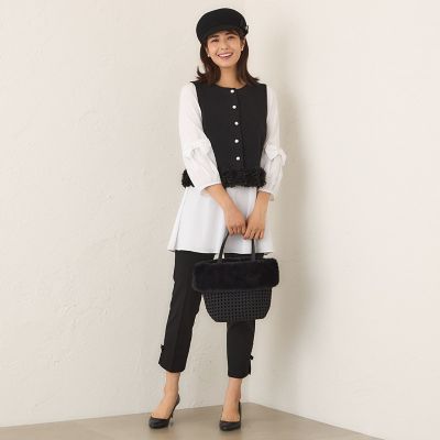 【美品】フェルトキャスケット❤ブラック　レディース　帽子 Sense of Grace（センスオブグレース） 帽子 キャスケット SPARKLE CAS