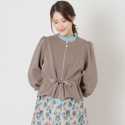 ＜TO BE CHIC (Women)＞ペプラム　ボレロ