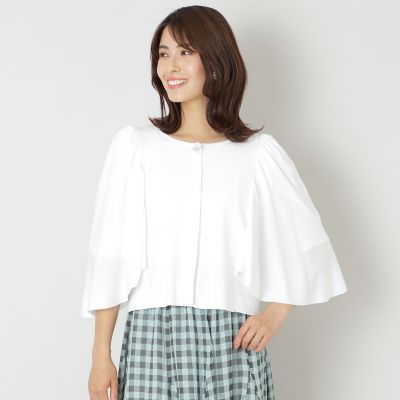＜TO BE CHIC (Women)＞ラッフルスリーブボレロ