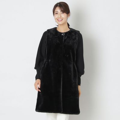 フェイクファーロングジレ | TO BE CHIC (Women)/トゥー ビー シック