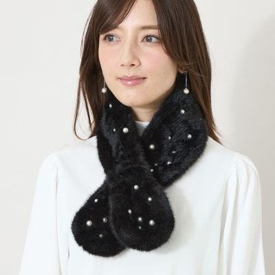 フェイクファー パールティペット | TO BE CHIC (Women)/トゥー ビー