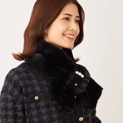 ららあきこ　TO BE CHIC リュバンフェイクファーティペット フェイクファーキャンディ ティペット | TO BE CHIC (Women)/トゥー