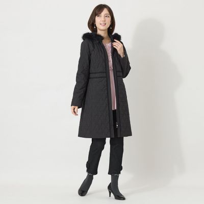 スカラップタフタキルティング コート | TO BE CHIC (Women)/トゥー