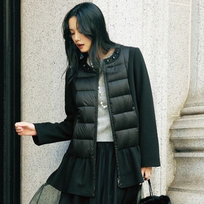 タフタコンビテックメルトン コート | TO BE CHIC (Women)/トゥー ビー