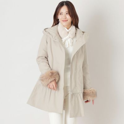 ＜TO BE CHIC (Women)＞２ＷＡＹストレッチツイル　ダウンコート
