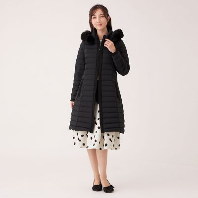 TO BE CHIC レースジャガードダウンコート黒 40サイズ TO BE CHIC レースジャガードダウンコート黒 40サイズ 【公式通販】