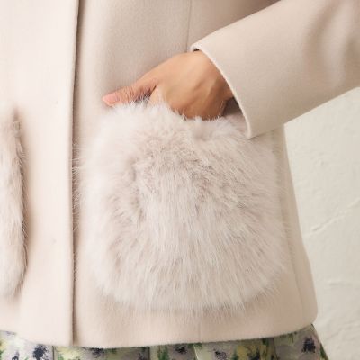 ファーコンビ アンゴラウールコート | TO BE CHIC (Women)/トゥー ビー