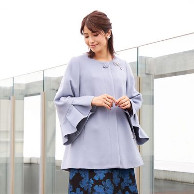 ＜TO BE CHIC (Women)＞シングルシャルムビーバー　ショートコート