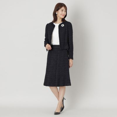 TO BE CHIC ファンシーツイードノーカラージャケット　定価8.25万円 ファンシーツイードノーカラー ジャケット | TO BE CHIC (Women