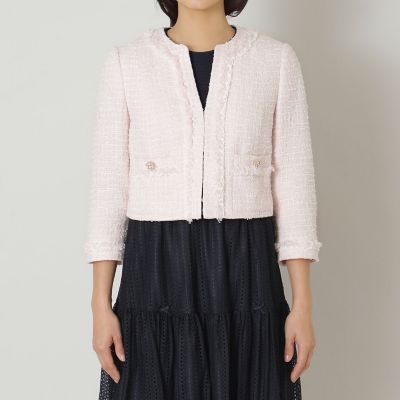 ライトカラーツイード ショートジャケット | TO BE CHIC (Women
